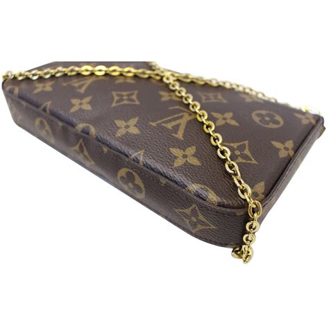 louis vuitton chain crossbody|louis vuitton félicie chain.